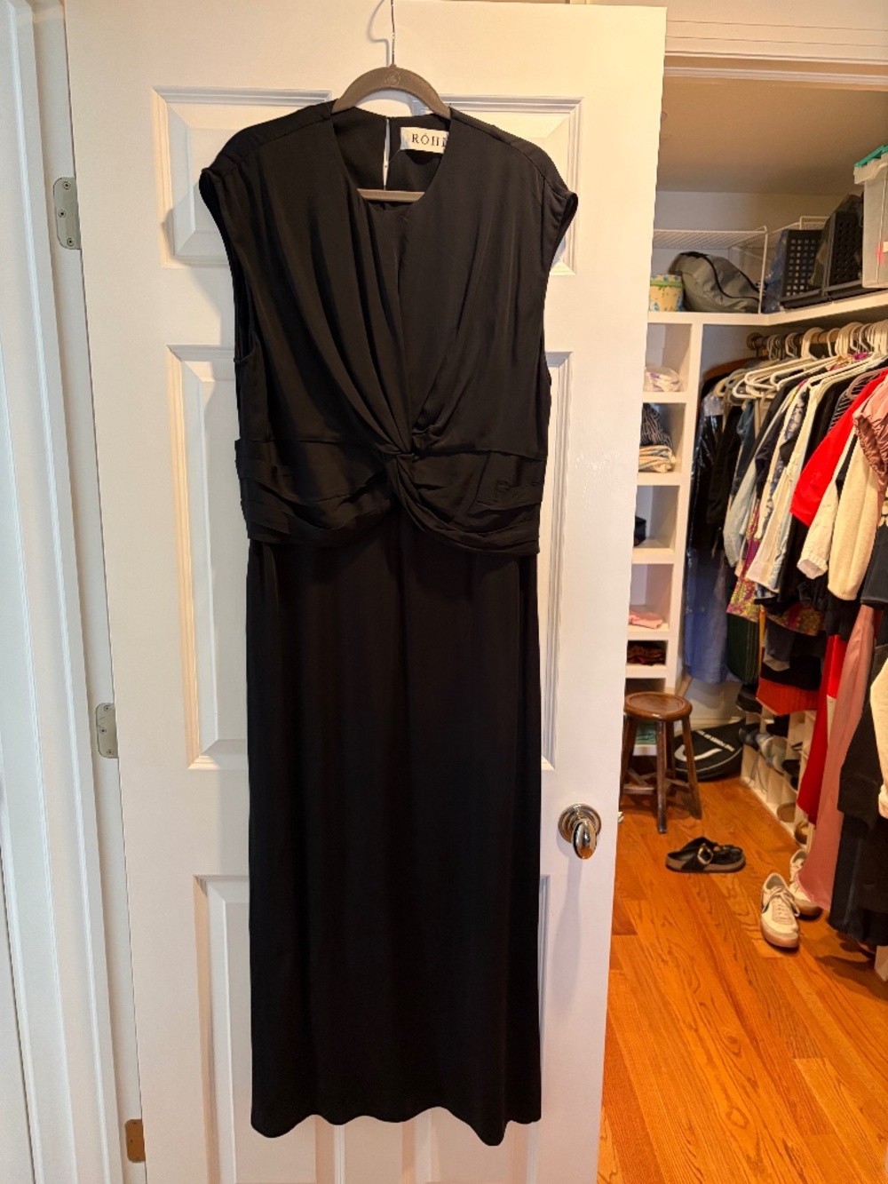 ROHE (UK Designer) - Black sleeveless dress - size 44 (12)